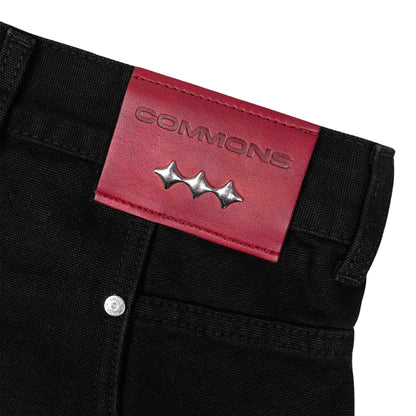 Commons Chop Canvas Pant Jet Black