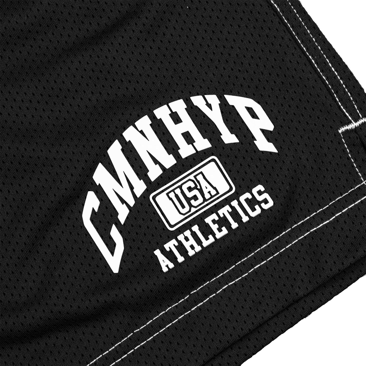 Common Hype Athletics Contrast Mesh Short Jet Black
