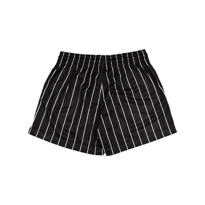 Common Hype Beacon Pinstripe Mesh Short Jet Black