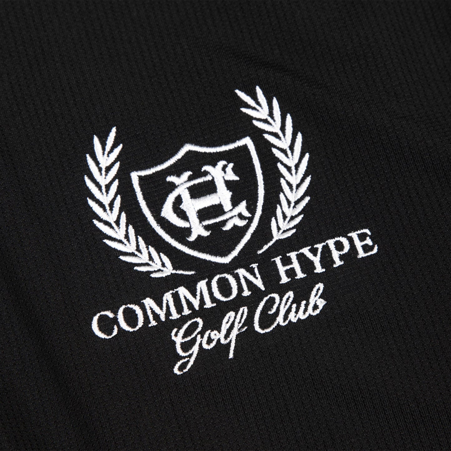 Common Hype Golf Club Polo Black