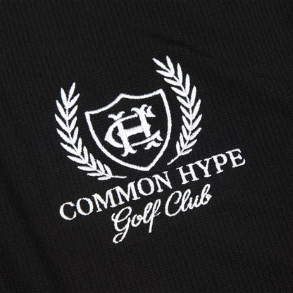 Common Hype Golf Club Polo Black