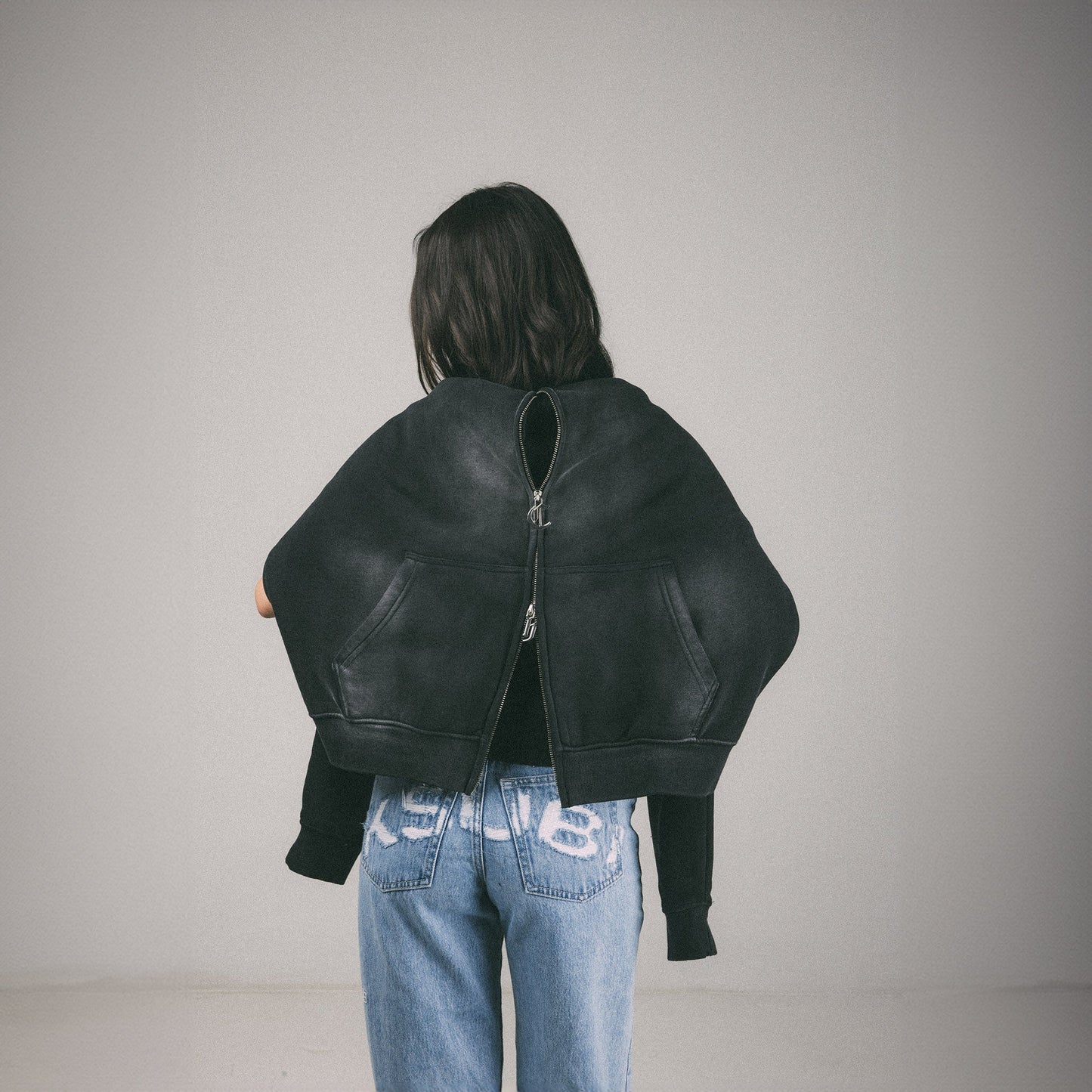 Common Hype Zip-Up Black