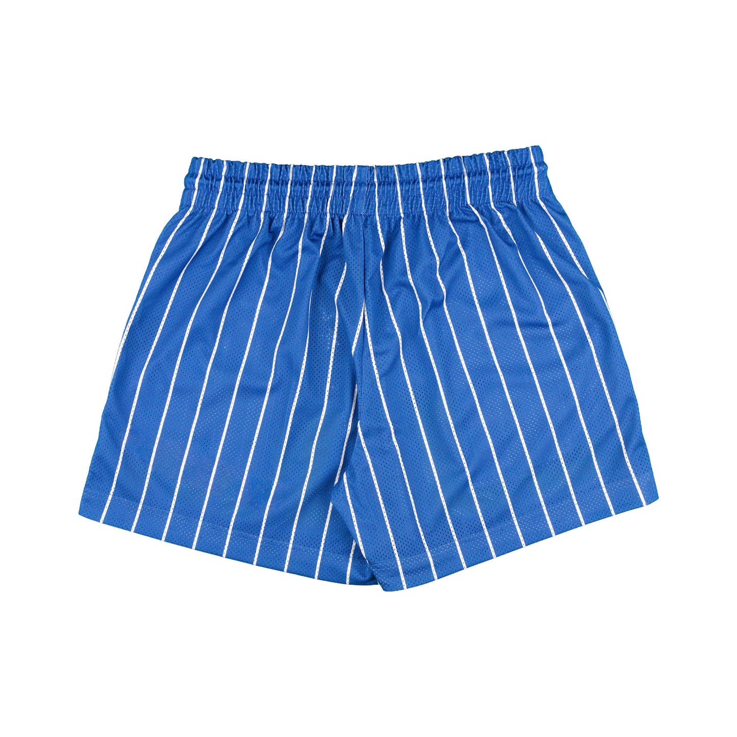 Common Hype Statement Pinstripe Mesh Short Royal Blue