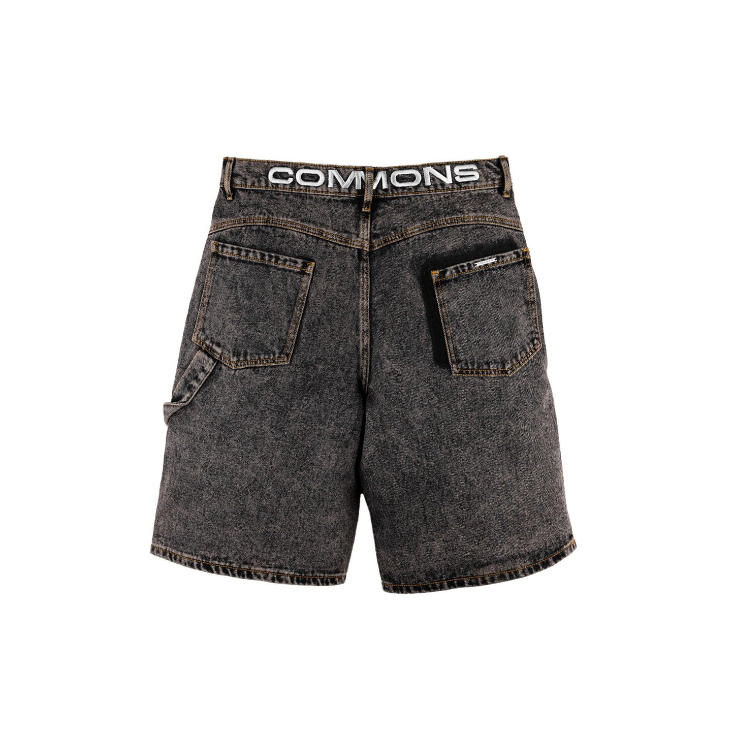 Commons Studios ‘Star’ Washed Denim Short Charcoal