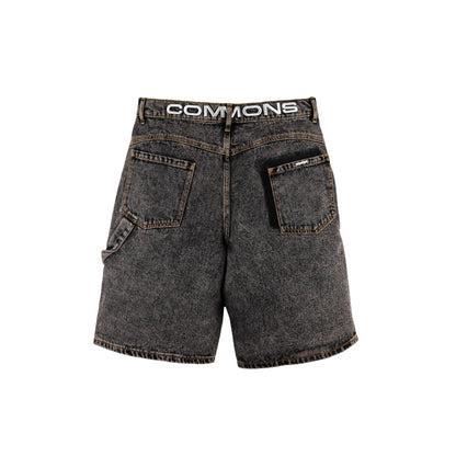 Commons Studios ‘Star’ Washed Denim Short Charcoal