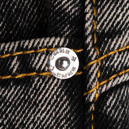 Commons Studios ‘Star’ Washed Denim Short Charcoal