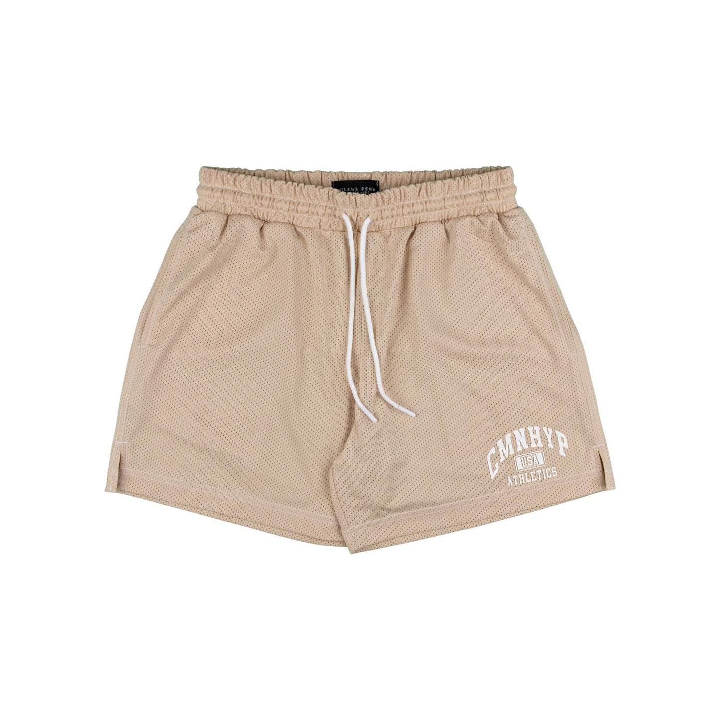 Common Hype Athletics Contrast Mesh Short Cream