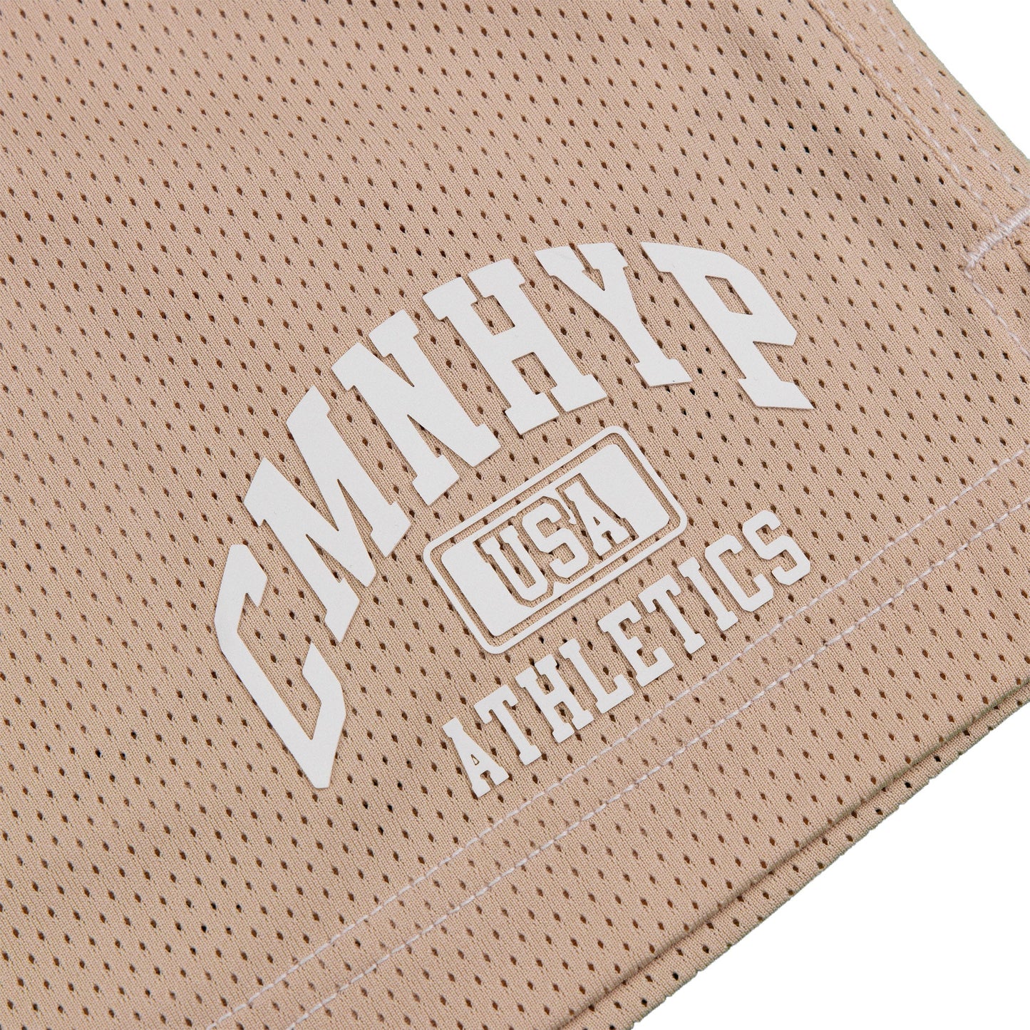 Common Hype Athletics Contrast Mesh Short Cream