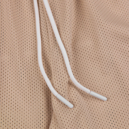 Common Hype Athletics Contrast Mesh Short Cream