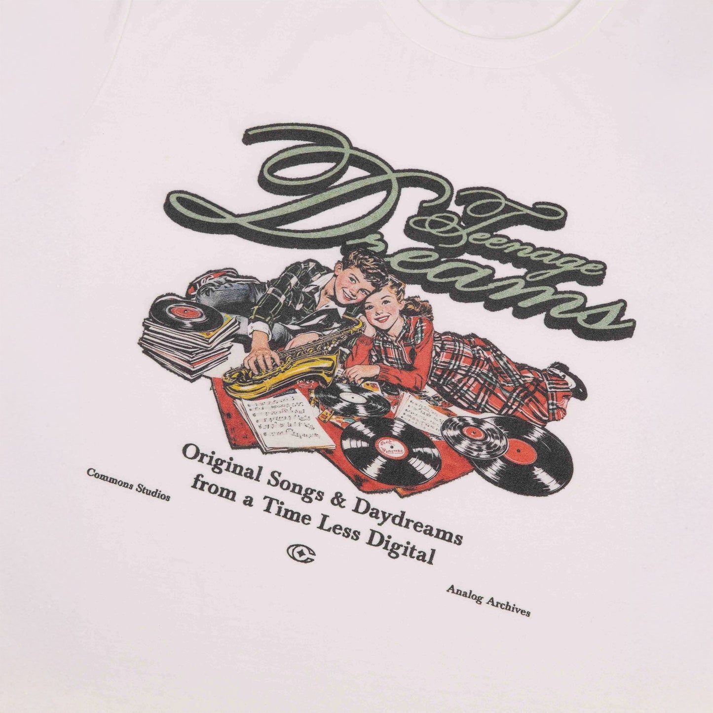 Commons Teenage Dreams Tee White