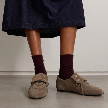 Chelley Suede Sneakers - Brown