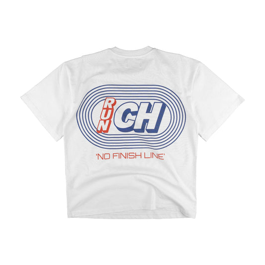 Common Hype No Finish Line Tee White