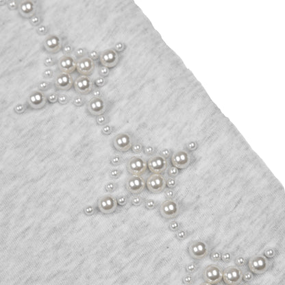 Commons Pearled Star Sweatshort Heather Grey