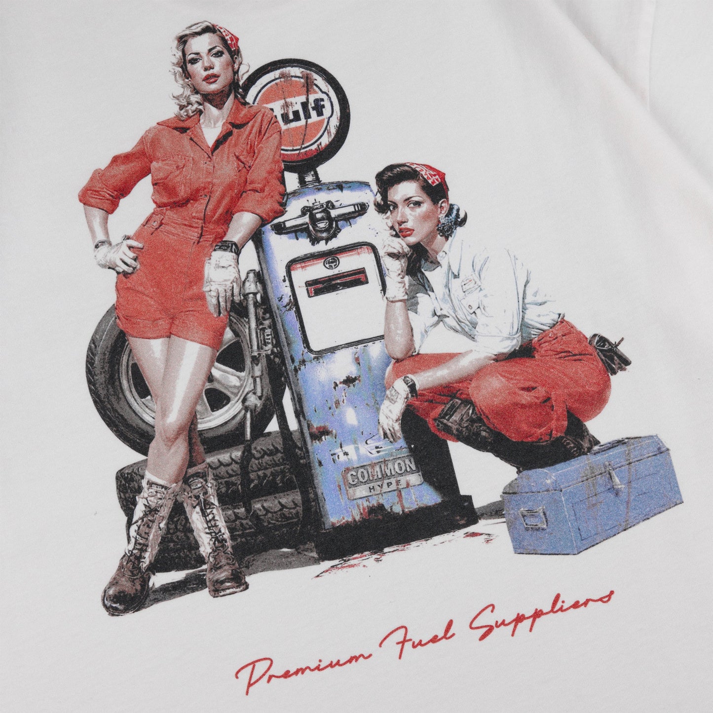 Common Hype x Gulf Oil Pit Stop Tee