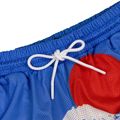 Common Hype Horizon Mesh Short Blue