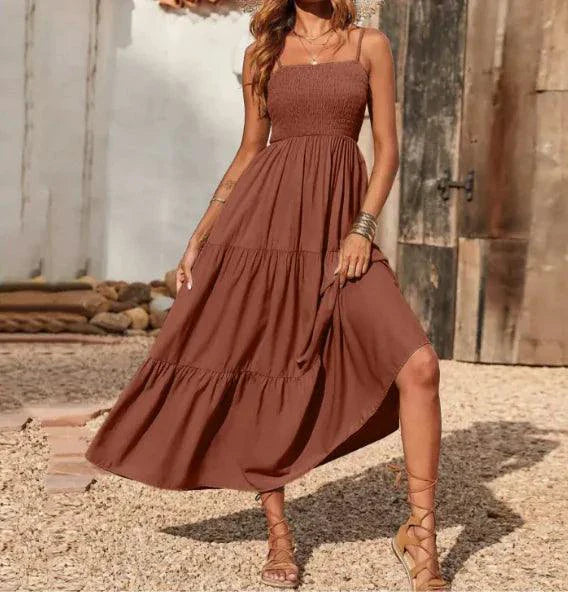 chiffon layer dress Sheer Luck Off-Shoulder Printed Chiffon Layered Dress White / M
