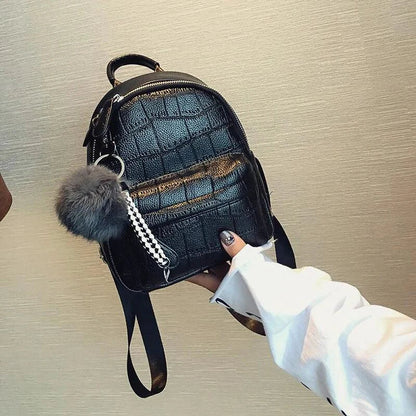Chic Mini Leather Backpack