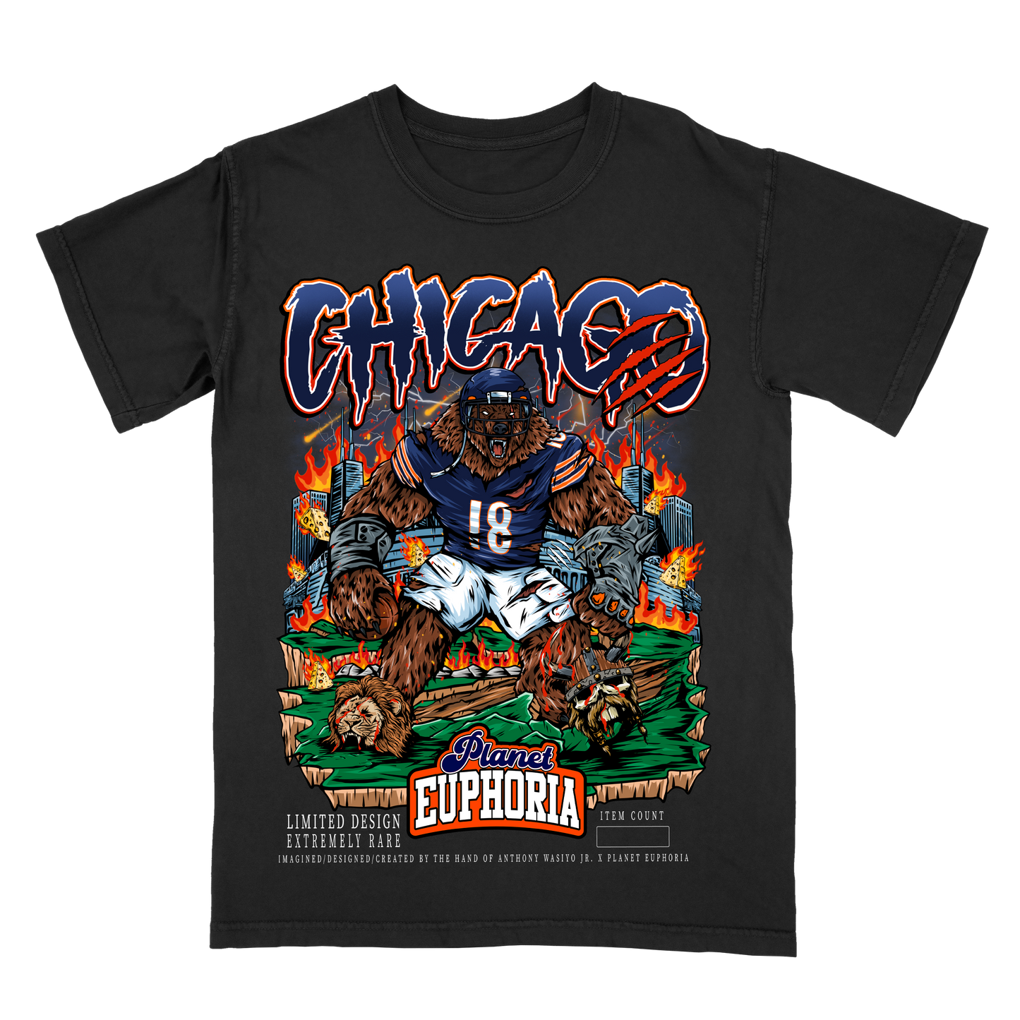 Chicago Limited Edition NFL Player Graphic T-Shirt