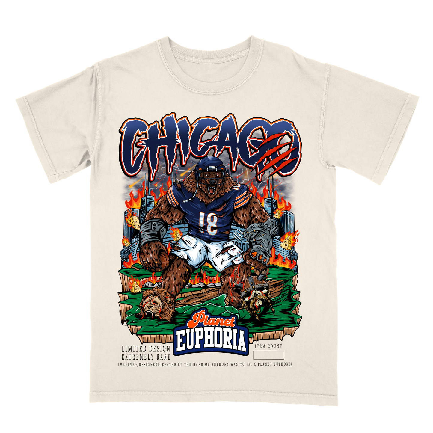 Chicago Limited Edition NFL Player Graphic T-Shirt