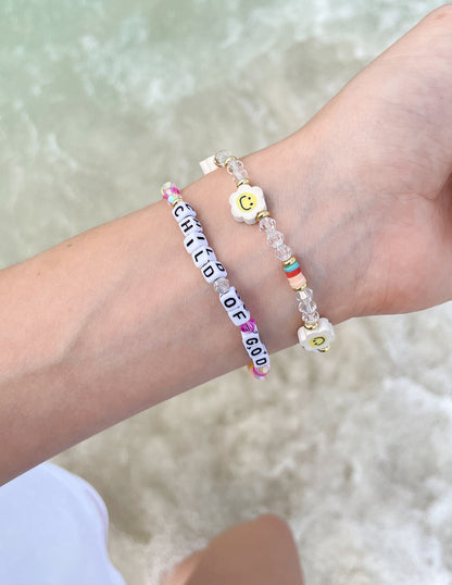 Elevated Faith Child of God Letter Bracelet