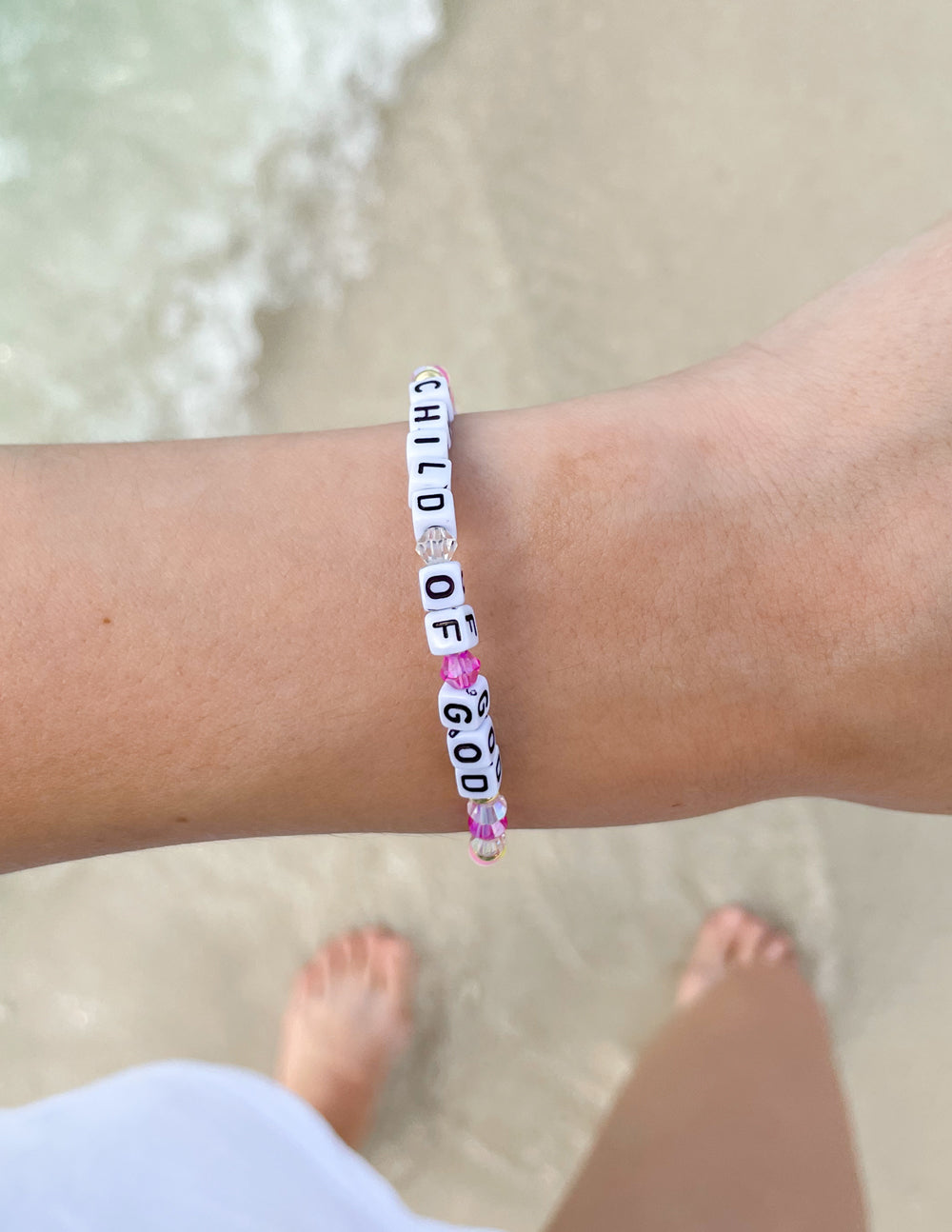 Elevated Faith Child of God Letter Bracelet