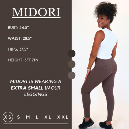 Constantly Varied Gear Fleece Lined Leggings - Chocolate