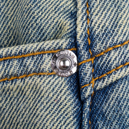 Commons Studios ‘Star’ Washed Denim Short Old Gold