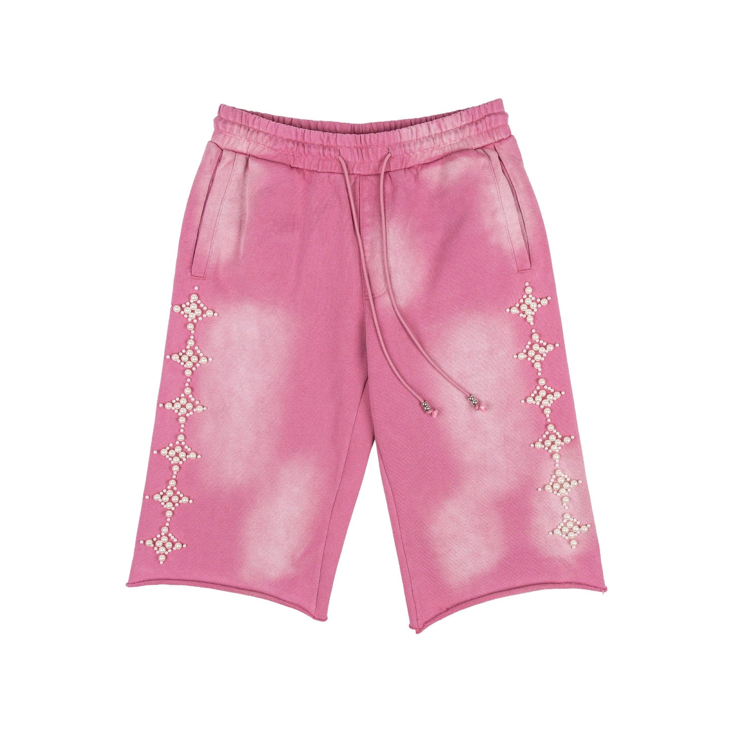 Commons Pearled Star Sweatshort Pink