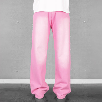 Commons Pearled Star Sweatpants Faded Pink