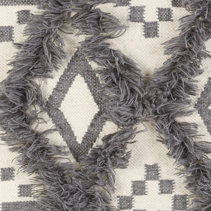 Chapelton Gray Geometric Textured Wall Hanging - Clearance