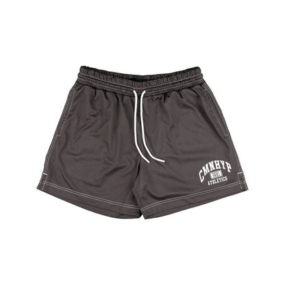 Common Hype Athletics Contrast Mesh Short Deep Brown