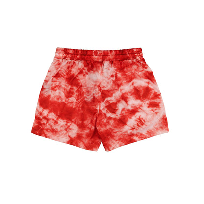 Common Hype Aura Tie Dye Mesh Short Crimson