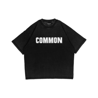 Common Hype Rhinestone Tee Vintage Black