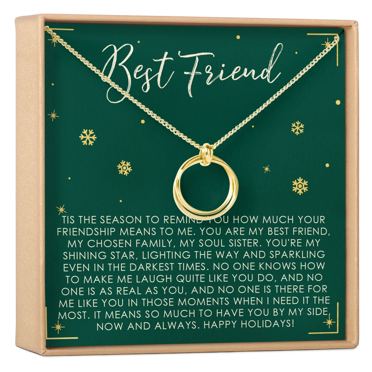 Christmas Gift for Best Friend Necklace, Multiple Styles