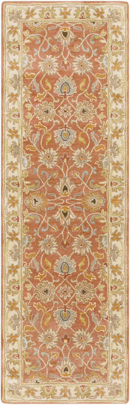Caesar Hand Tufted Burnt Orange 1124 Wool Carpet