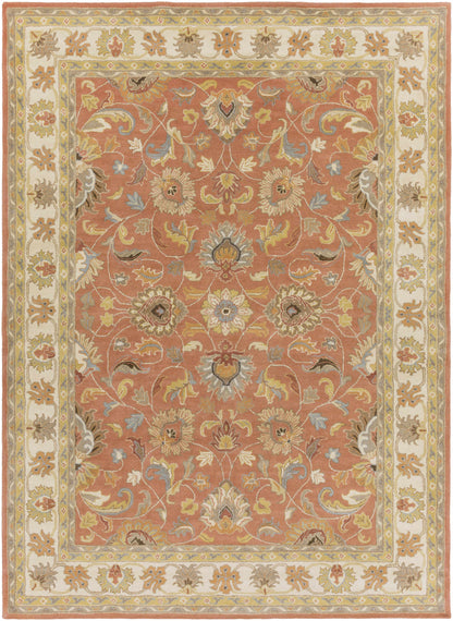 Caesar Hand Tufted Burnt Orange 1124 Wool Carpet