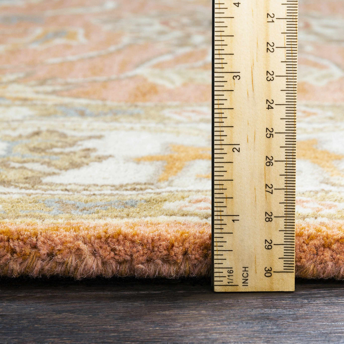 Caesar Hand Tufted Burnt Orange 1124 Wool Carpet