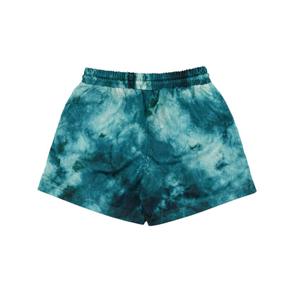 Common Hype Aura Tie Dye Mesh Short Sage