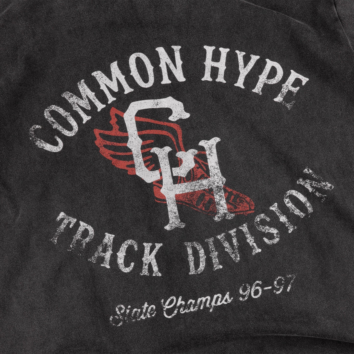 Common Hype Champs Tee Washed Black