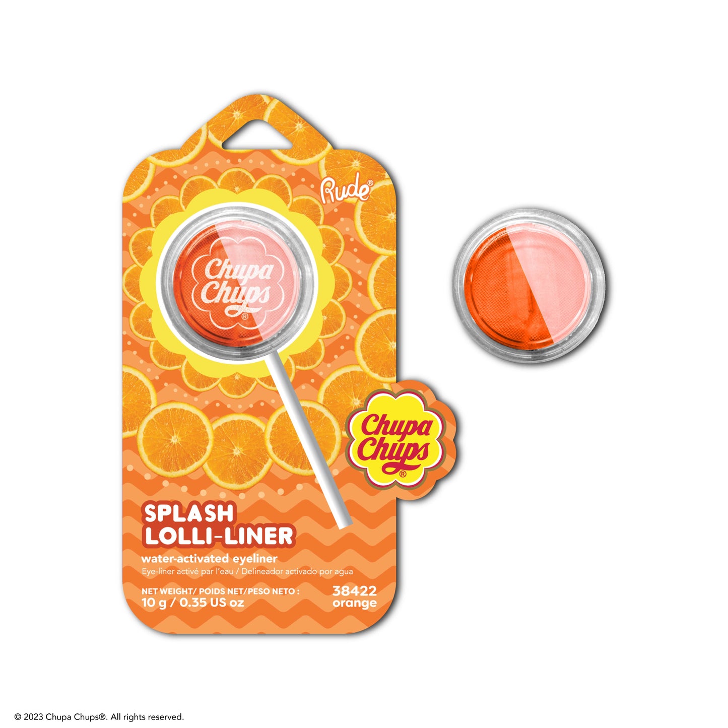 RUDE Chupa Chups Splash Lolli-Liner - Orange by Avera Group