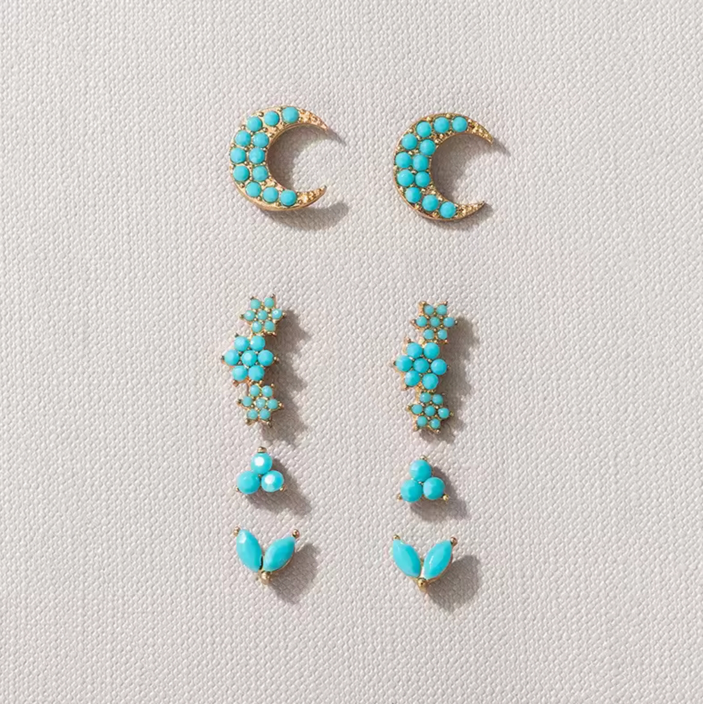 Turquoise / Gold-