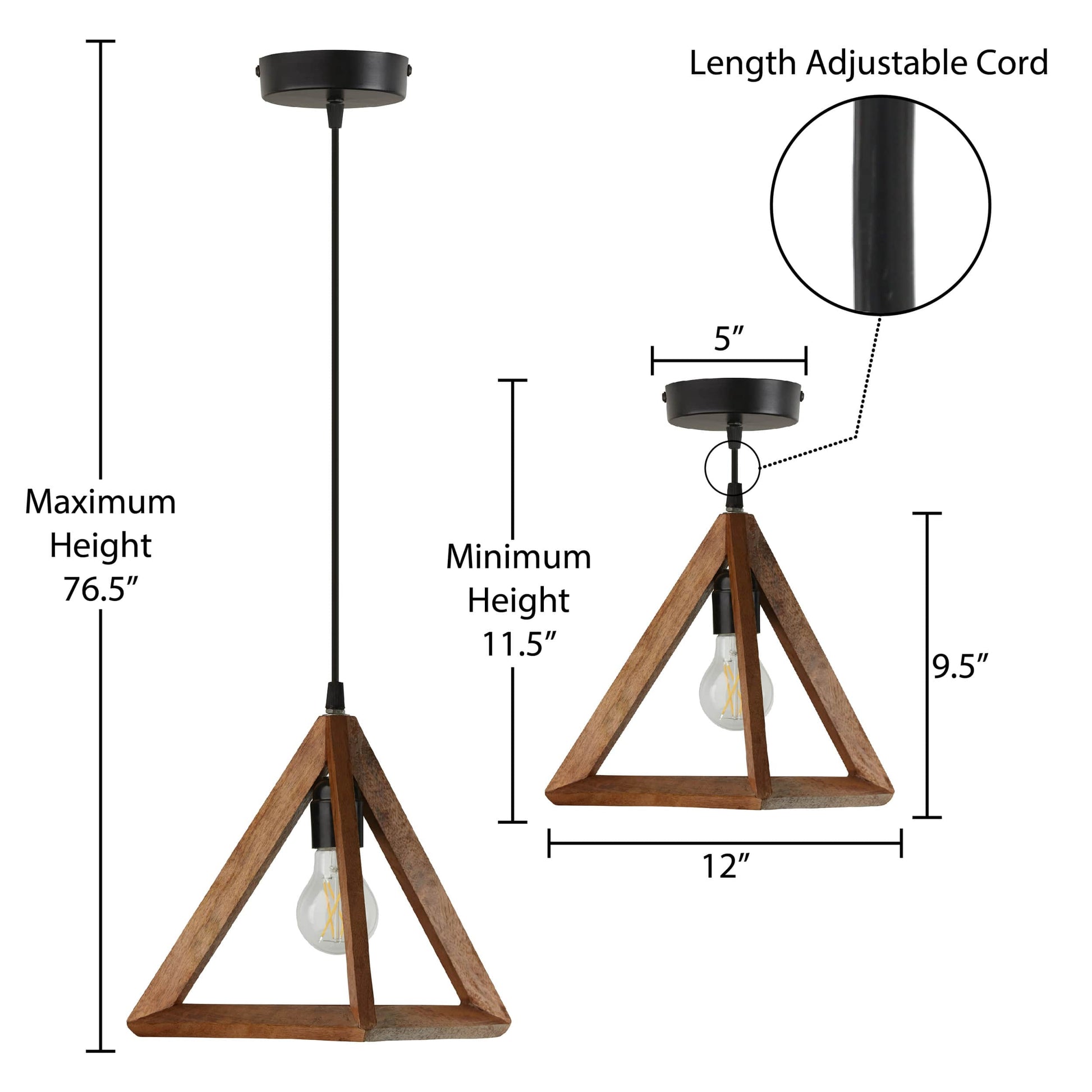 Brown/ Black-