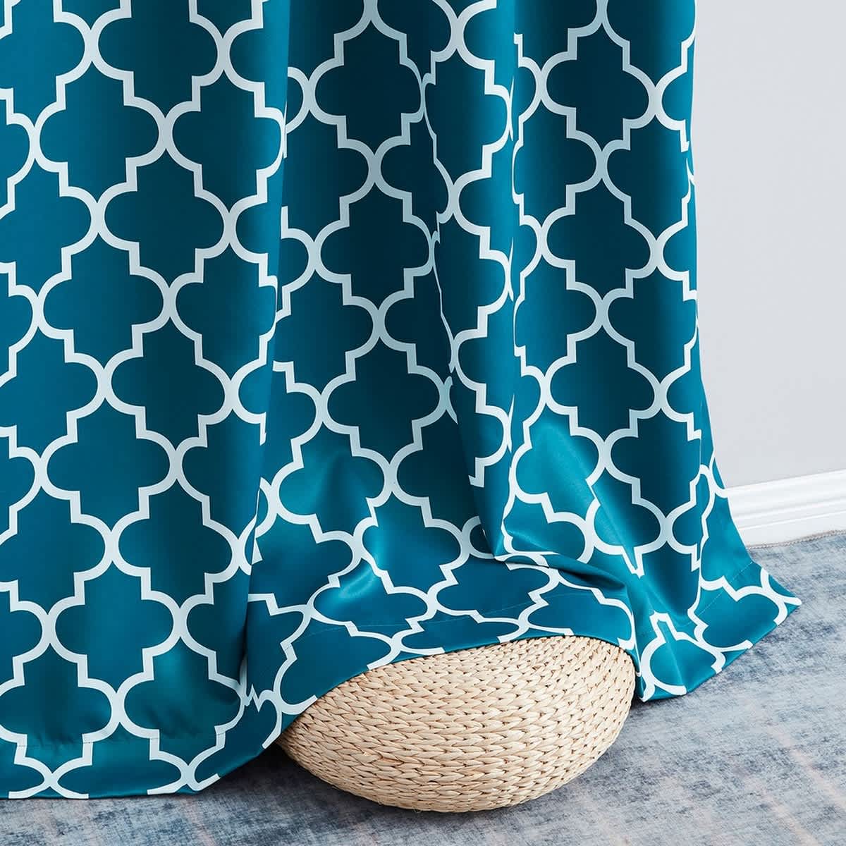 Dark Teal Blue-