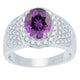 Purple, White