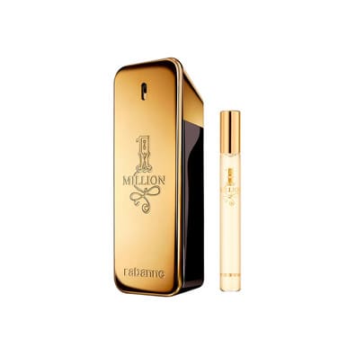 Paco Rabanne One Million 2 Pcs Set For Men: 6.8 Eau De Toilette Spray + 0.34 Eau De Toilette Spray..