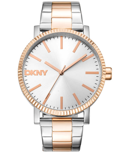 Dk1l034m0085 URBAN Soho Maxi Two Tone Silver & Rose Gold Women's Watch