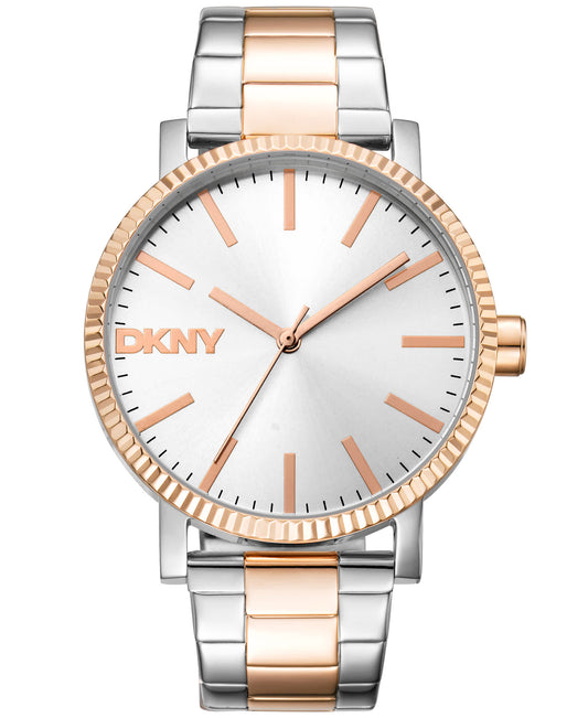 Dk1l034m0085 URBAN Soho Maxi Two Tone Silver & Rose Gold Women's Watch