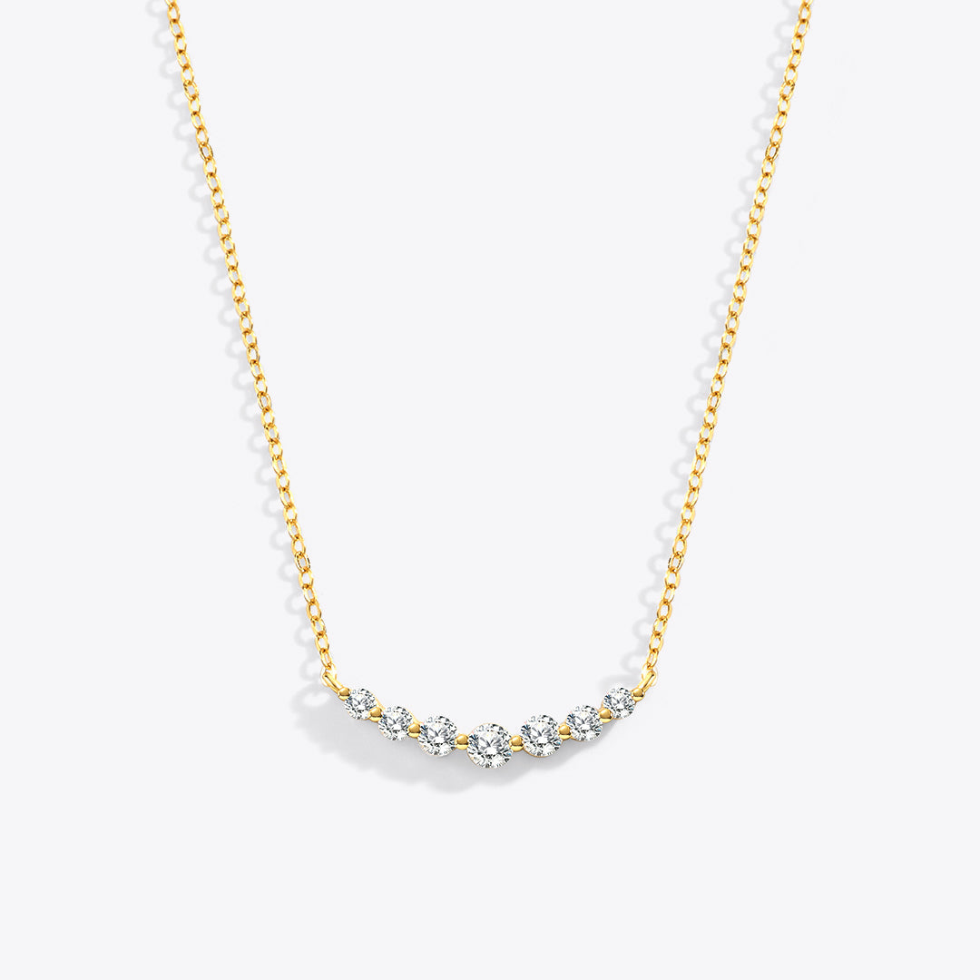 Mint & Lily Classic Arc Diamond Necklace