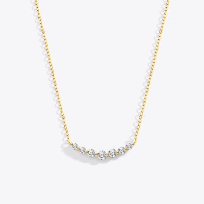 Mint & Lily Classic Arc Diamond Necklace