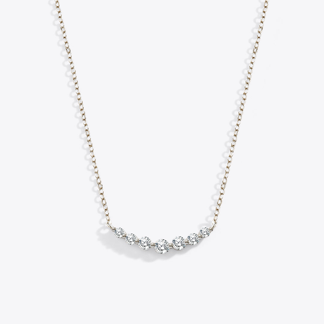 Mint & Lily Classic Arc Diamond Necklace
